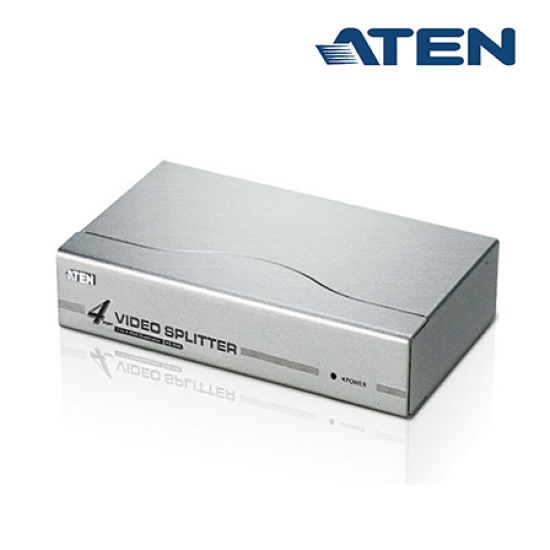 Aten VS94A VGA Splitter (4 Port, 350MHz, Up to 30m, Metal)