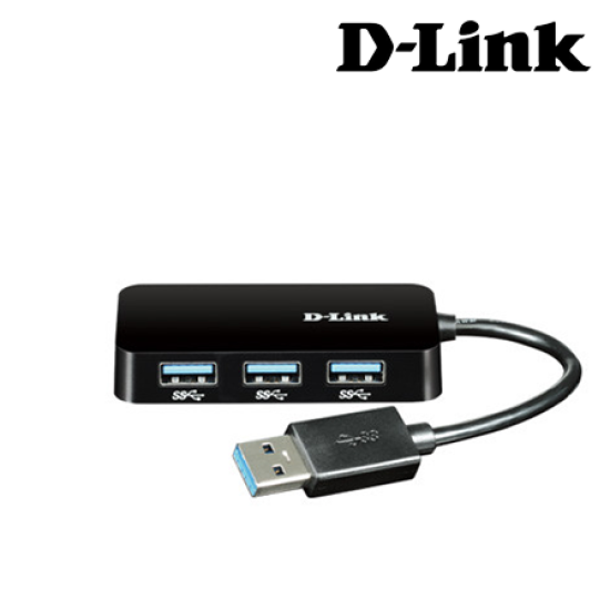 D-Link DUB-1341 USB Hub (4 Port, Easy expansion, Super Speed USB 3.0, Compact and portable)