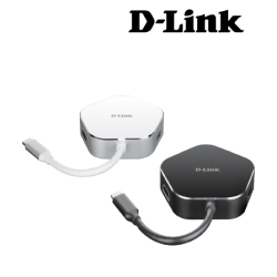 D-Link DUB-M420 USB Hub (4 In 1 USB Type C To TWO USB 3.0, HDMI, USB C)