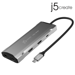 J5create JCD397 USB-C 3.2 4K Triple Display Adapther 