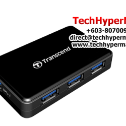Transcend TS-HUB3K USB HUB (3-Port, USB 3.0, Up to 10x faster than USB 2.0)