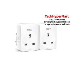 TP-Link Tapo P100 (2-pack) Smart WiFi Plug (Power Button, 2.4 GHz, Android 4.4)
