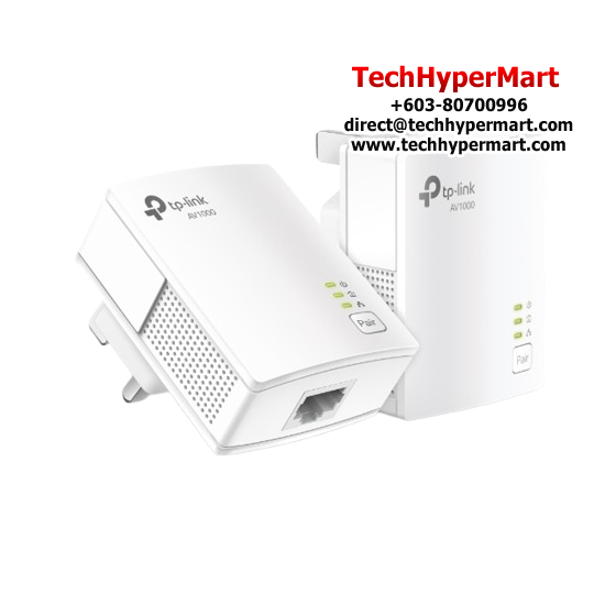 TP-Link TL-PA7017 KIT Wireless Powerline (1000 Mbps, 128-bit AES, Maximum: 2.7W) TP-Link TL-PA7017 KIT Wireless Powerline (1000 Mbps, 128-bit AES, Maximum: 2.7W)