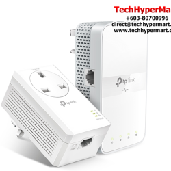 TP-Link TL-WPA7617 KIT Wireless Powerline (300 Mbps, 128-bit AES, Maximum: 2.9W)