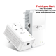 TP-Link TL-WPA7617 KIT Wireless Powerline (300 Mbps, 128-bit AES, Maximum: 2.9W) TP-Link TL-WPA7617 KIT Wireless Powerline (300 Mbps, 128-bit AES, Maximum: 2.9W)