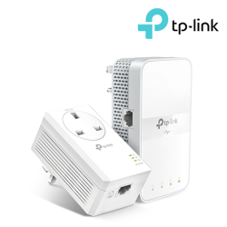 TP-Link TL-WPA7617 KIT Wireless Powerline (300 Mbps, 128-bit AES, Maximum: 2.9W)