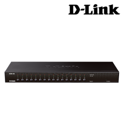 D-Link DKVM-450 KVM Switch (USB 16 Port, Push Button, Hot-Key, On-Screen-Display)