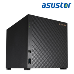 Asustor AS1104T NAS Server (4-Bay, 8GB eMMC, USB 3.2 Gen 1 x2, Tower)