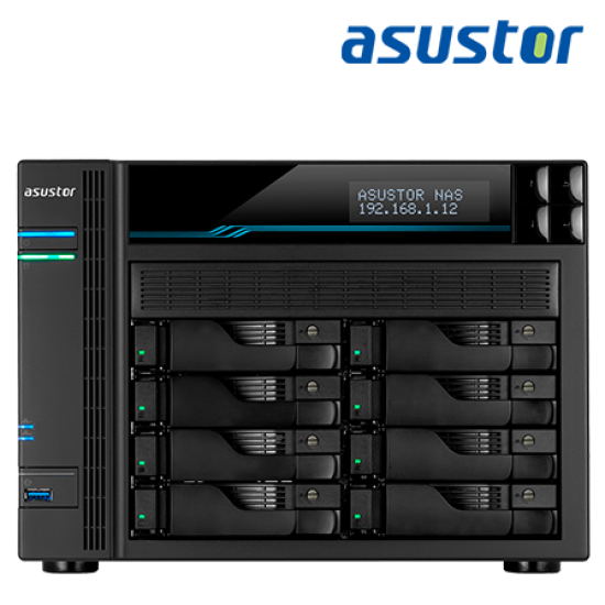 Asustor AS6508T NAS Server (8-Bay, 4GB eMMC, USB 3.2 Gen 1 x2, Tower)