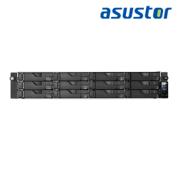 Asustor AS6512RD NAS Server (12-Bay, 8GB eMMC, Intel ATOM C3538, 1U Rack)