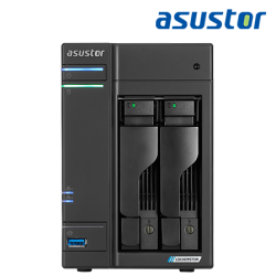 Asustor AS6702T NAS Server (2-Bay, 8GB eMMC, Quad-Core 2.0GHz, Tower)