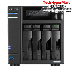 Asustor AS6704T NAS Server (4-Bay, 8GB eMMC, Quad-Core 2.0GHz, Tower)