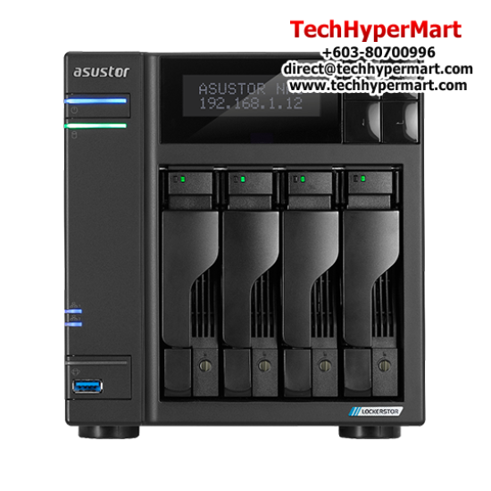 Asustor AS6704T NAS Server (4-Bay, 8GB eMMC, Quad-Core 2.0GHz, Tower) Asustor AS6704T NAS Server (4-Bay, 8GB eMMC, Quad-Core 2.0GHz, Tower)
