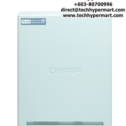 QNAP TS-230 Nas (2 Bay, Quad-core Realtek RTD1296 1.4GHz, 2GB DDR4 RAM , 512MB flash, 64-Bit)