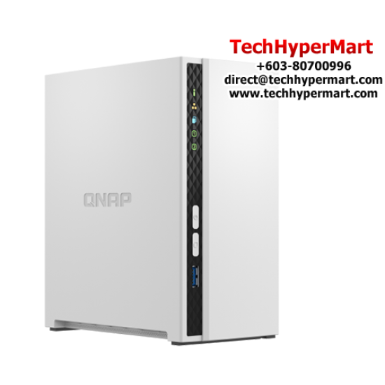 QNAP TS-233 Nas (2 Bay, ARM 4-core Cortex-A55 2.0GHz, 2GB DDR4 RAM, 64-Bit)