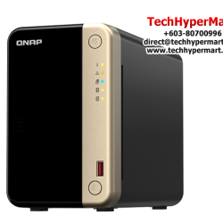 QNAP TS-264-8G Nas (2 Bay, Intel Celeron N5095 4-core 2.9GHz, 8GB DDR4 RAM, 64-Bit)