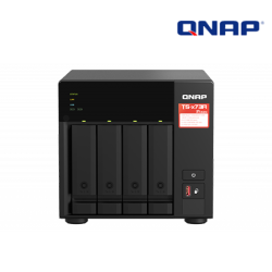 QNAP TS-473A-8G Nas (4 Bay, AMD Ryzen V1000 Quad-core 2.2 GHz, 8GB DDR4 RAM, 64-Bit)