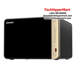 QNAP TS-664-8G Nas (6 Bay, Intel Celeron N5095 4-core 2.9GH, 4GB DDR4 RAM, 64-Bit)