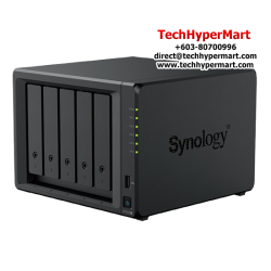 Synology DS1525+ NAS Server (5 Bay, 4 Core 2.0GHz, 8 GB DDR4, 64-Bit)