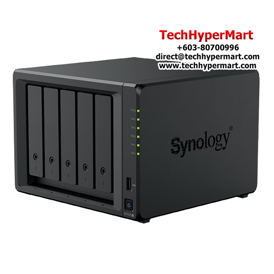 Synology DS1525+ NAS Server (5 Bay, 4 Core 2.0GHz, 8 GB DDR4, 64-Bit)