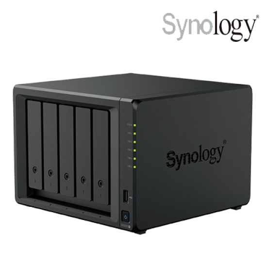 Synology DS1525+ NAS Server (5 Bay, 4 Core 2.0GHz, 8 GB DDR4, 64-Bit)