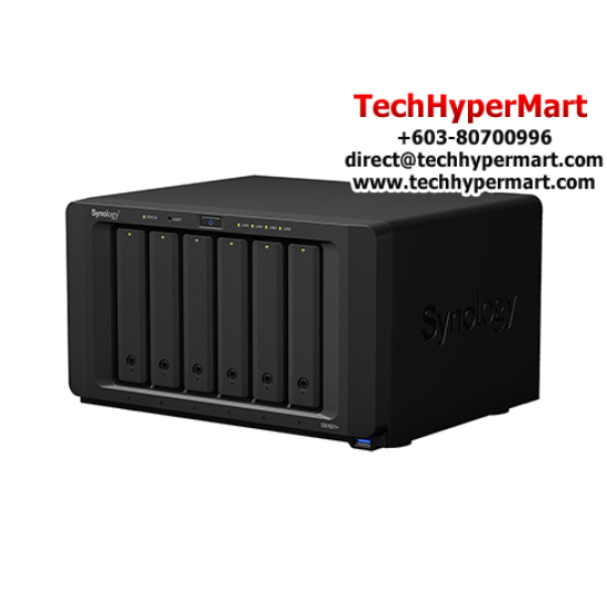 Synology DS1621+ NAS Server (6 Bay, Quad Core 2.2GHz, 4 GB DDR4, 25.2 dB) Synology DS1621+ NAS Server (6 Bay, Quad Core 2.2GHz, 4 GB DDR4, 25.2 dB)