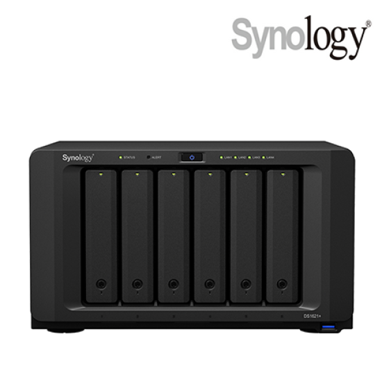 Synology DS1621+ NAS Server (6 Bay, Quad Core 2.2GHz, 4 GB DDR4, 25.2 dB) Synology DS1621+ NAS Server (6 Bay, Quad Core 2.2GHz, 4 GB DDR4, 25.2 dB)