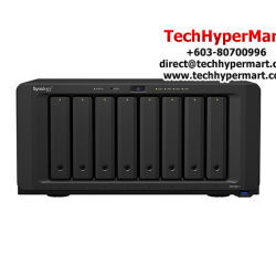 Synology DS1821+ NAS Server (8 Bay, Quad Core 2.2GHz, 4 GB DDR4, 22.2 dB)
