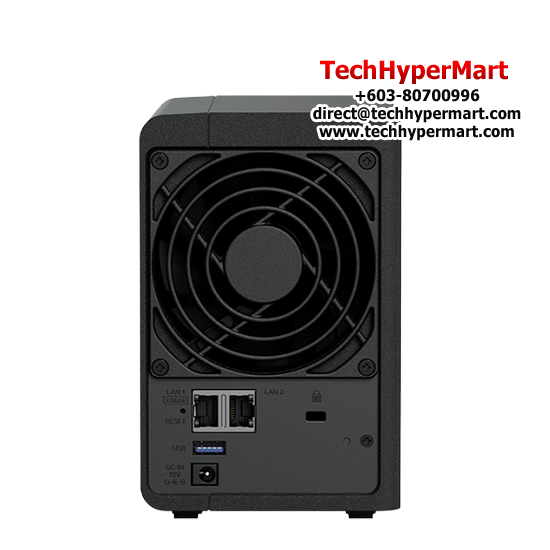Synology DS225+ NAS Server (2 Bay, 4 Core 2.0GHz, 2 GB DDR4, 64-Bit)