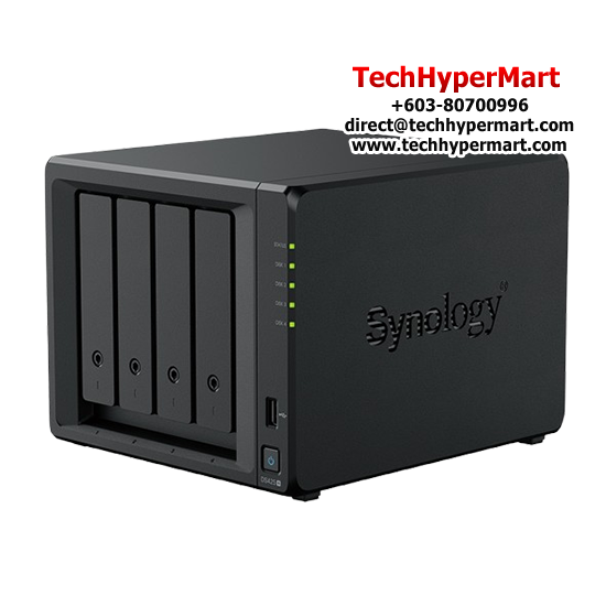 Synology DS425+ NAS Server (4 Bay, 4 Core 2.0GHz, 2 GB DDR4, 64-Bit)