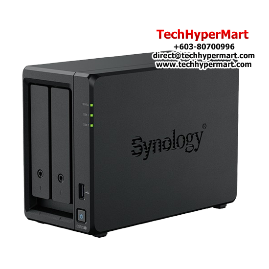 Synology DS725+ NAS Server (2 Bay, 2 Core 2.0GHz, 4 GB DDR4, 64-Bit)
