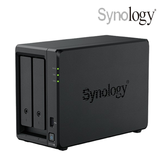 Synology DS725+ NAS Server (2 Bay, 2 Core 2.0GHz, 4 GB DDR4, 64-Bit)