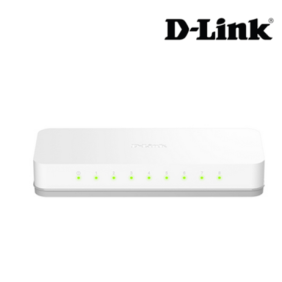 D-Link DES-1008C Switch (8 Port, 8 x 10/100 Mbps LAN ports)