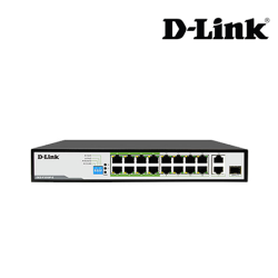 D-Link DES-F1018P-E Switch (16-Port, 16 10/100 B ASE-T ports)