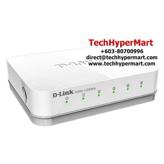 D-Link DGS-1005A Unmanaged Switches (5 Port, Eco-Friendly and Economical, Save Energy Automatically)