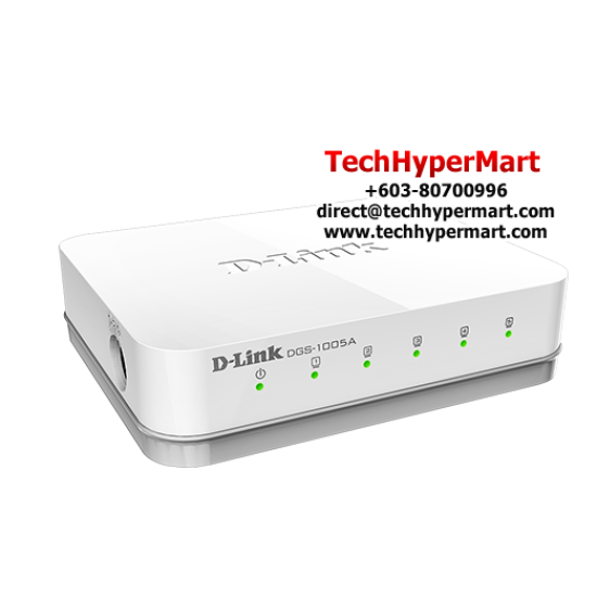 D-Link DGS-1005A Unmanaged Switches (5 Port, Eco-Friendly and Economical, Save Energy Automatically)