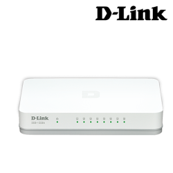 D-Link DGS-1008A Unmanaged Switches (8 Port, Fast and Reliable Networking, Conserve Energy)