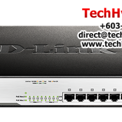 D-Link DGS-1008MP Unmanaged Switches (8 Port, PoE+ Support with High Power Budget)