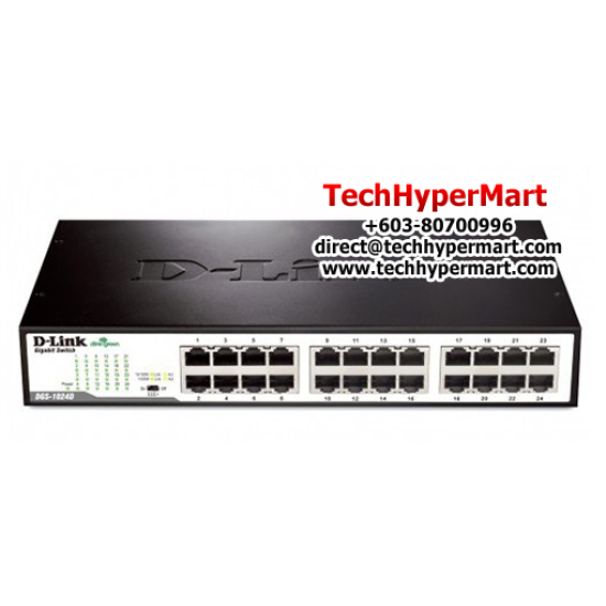 D-Link DGS-1016D Unmanaged Switches (16 Port, 10/100/1000MbpsLink Speed, Silent Operation)
