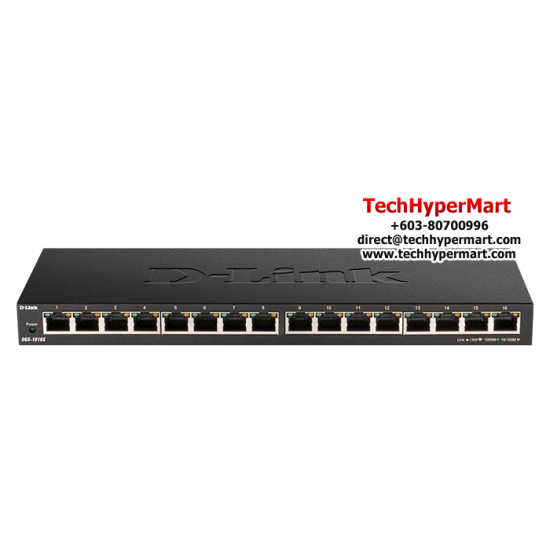 D-Link DGS-1016S Switch (16 Port, 32Gbps)