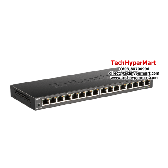 D-Link DGS-1016S Switch (16 Port, 32Gbps)