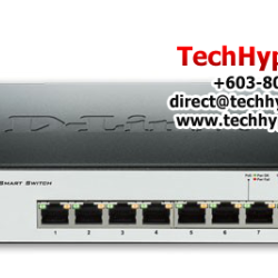 D-Link DGS-1100-08P EasySmart Switches (8 Port, 10/100/1000MbpsLink Speed, PoE Support)