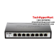 D-Link DGS-1100-08 EasySmart Switches (8 Port, 10/100/1000MbpsLink Speed, Easy to Deploy)