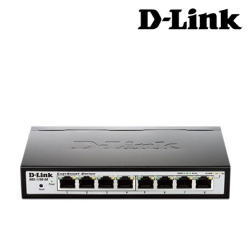D-Link DGS-1100-08 EasySmart Switches (8 Port, 10/100/1000MbpsLink Speed, Easy to Deploy)