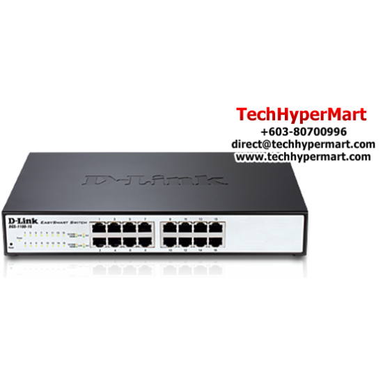 D-Link DGS-1100-16 managed Switch (16-Port, 32 Gbps)