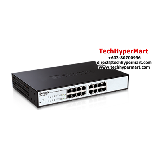 D-Link DGS-1100-16 managed Switch (16-Port, 32 Gbps)