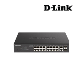 D-Link DGS-1100-18P Switch (16-Port, 10/100/1000BASE-T ports)