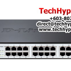 D-Link DGS-1100-24P EasySmart Switches (24 Port, Gigabit Ethernet Speed, PoE Support)
