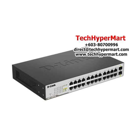 D-Link DGS-1100-26MP EasySmart Switches (26 Port, Easy to Deploy, PoE Support)