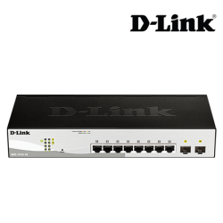 D-Link DGS-1210-10 Switch (8-Port, Five 10/100/1000BASE-TX ports)